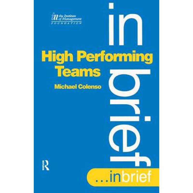 预订 high performing teams in brief