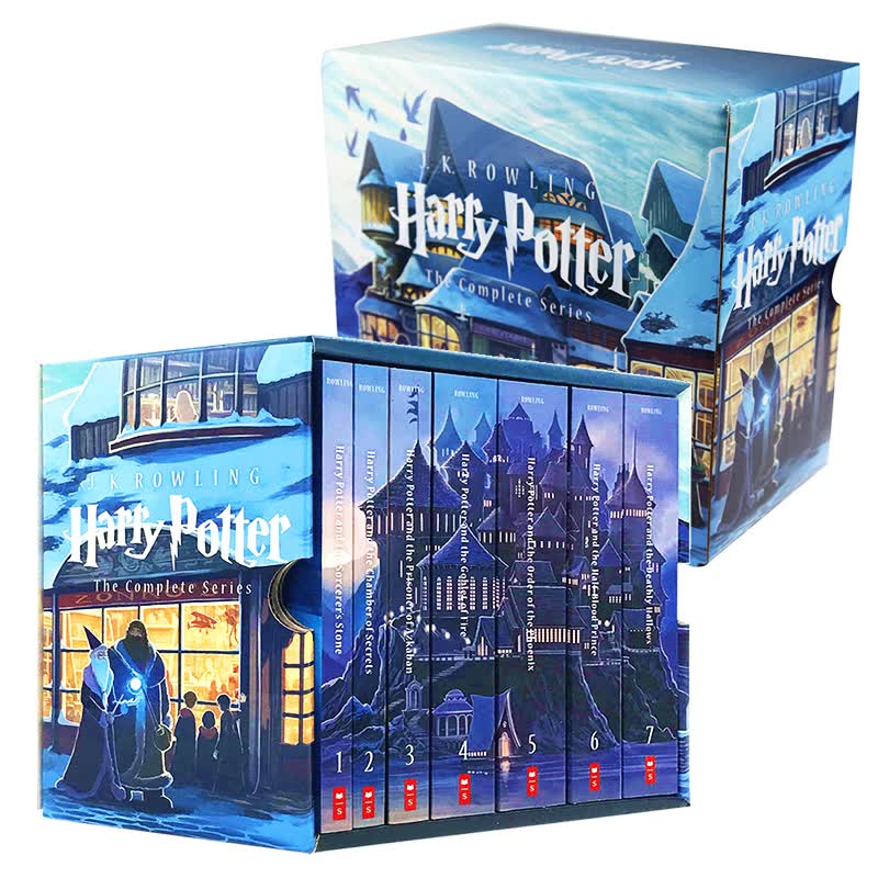 哈利波特英文原版1-7套装 Harry Potter 美国版 J.K. Rowling
