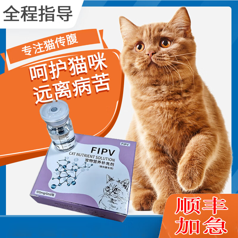 (次日达)44I猫腹传针剂油剂水剂干湿性腹水腹膜炎口服片剂 加强版 【2-3公斤口服片】12片加强版