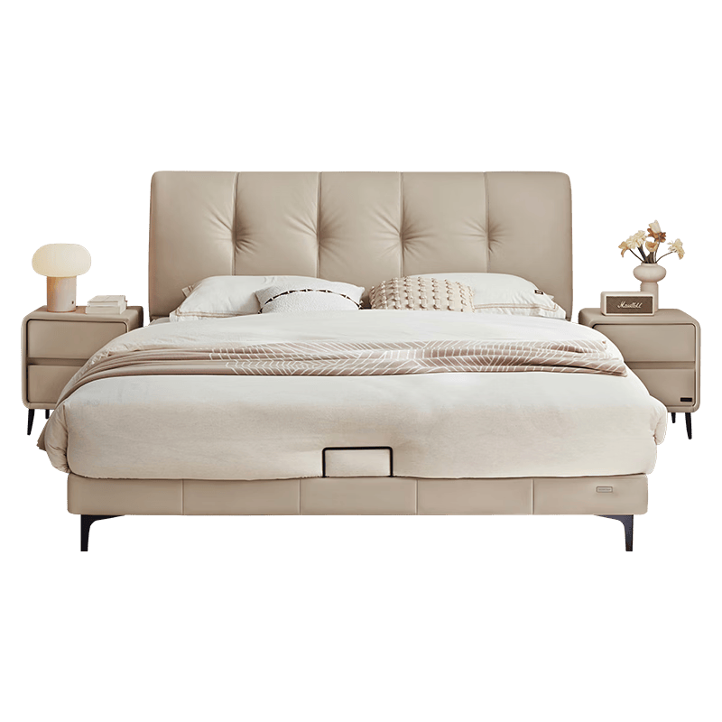 ȫ�ѼҾ��ִ���ԼƤ�մ������������ݸ߼���2026�¿�߽�˫�˴󴲼Ҿ� ����պ� | ţƤ���߽ſ� 1.5��x2�� ����+��ͷ��*2 2589Ԫ