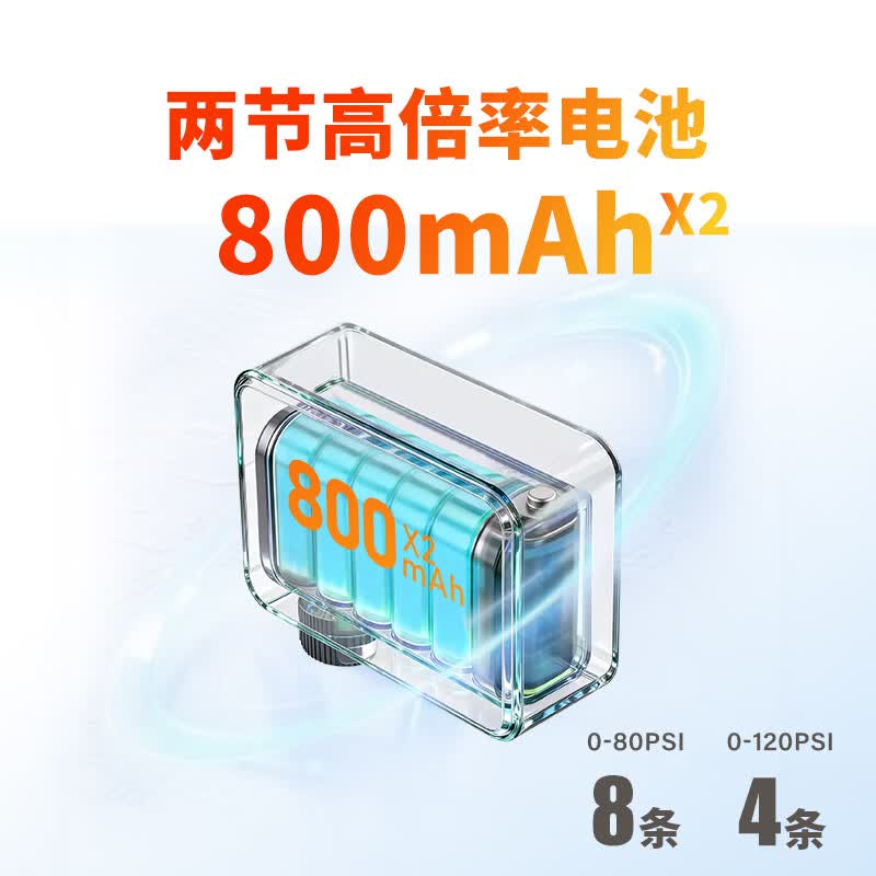 TOWILD拓野A15自行车打气筒骑行便携屏显LED无线电动高压充气泵美法嘴 A15（含美嘴法嘴气针等）