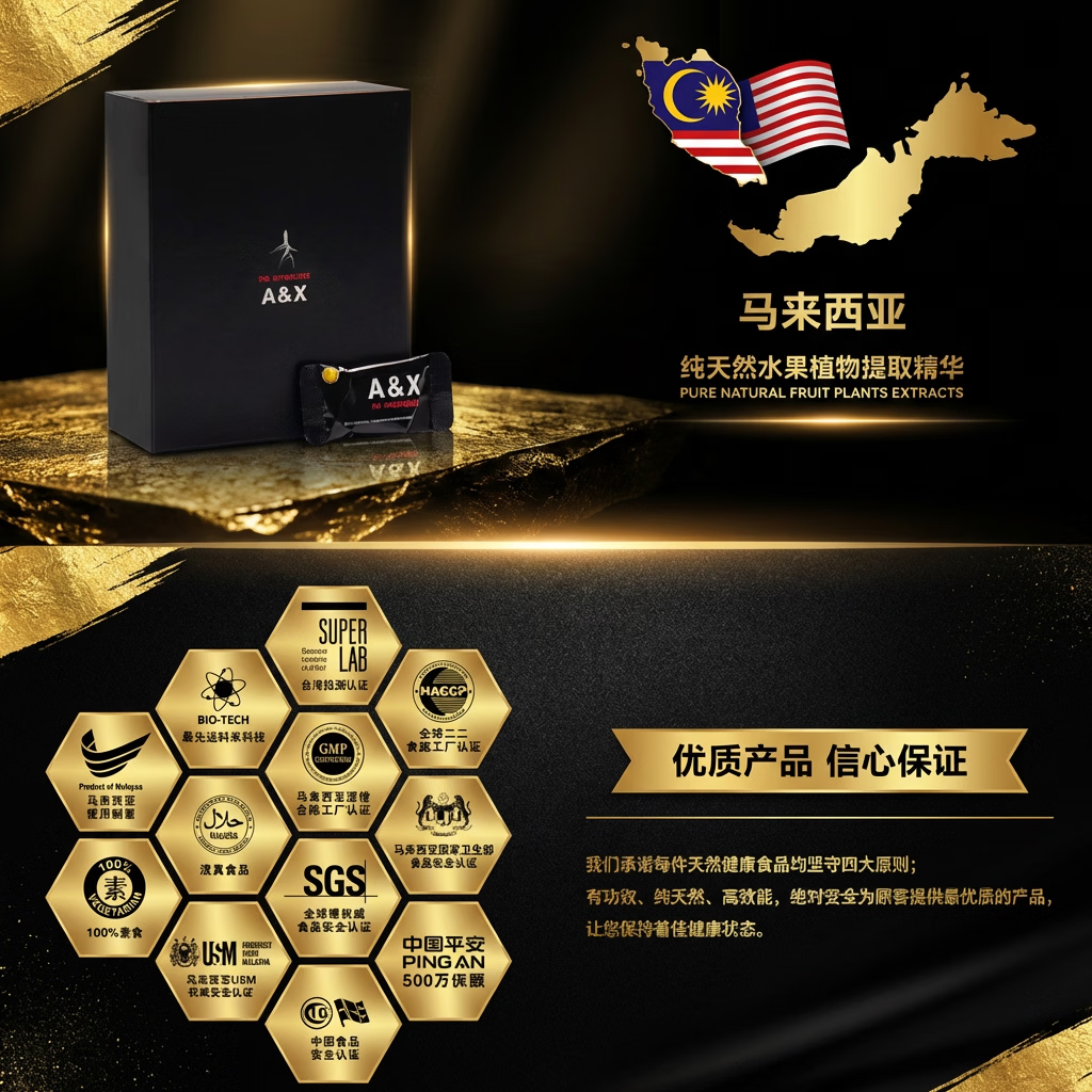 叙娅摩根AX能量人参粉马来西亚男性功能糖【正品海外购】【顺丰保密邮】 【散装1包】 4mg*1包 【一包分三次,每天吃一次】