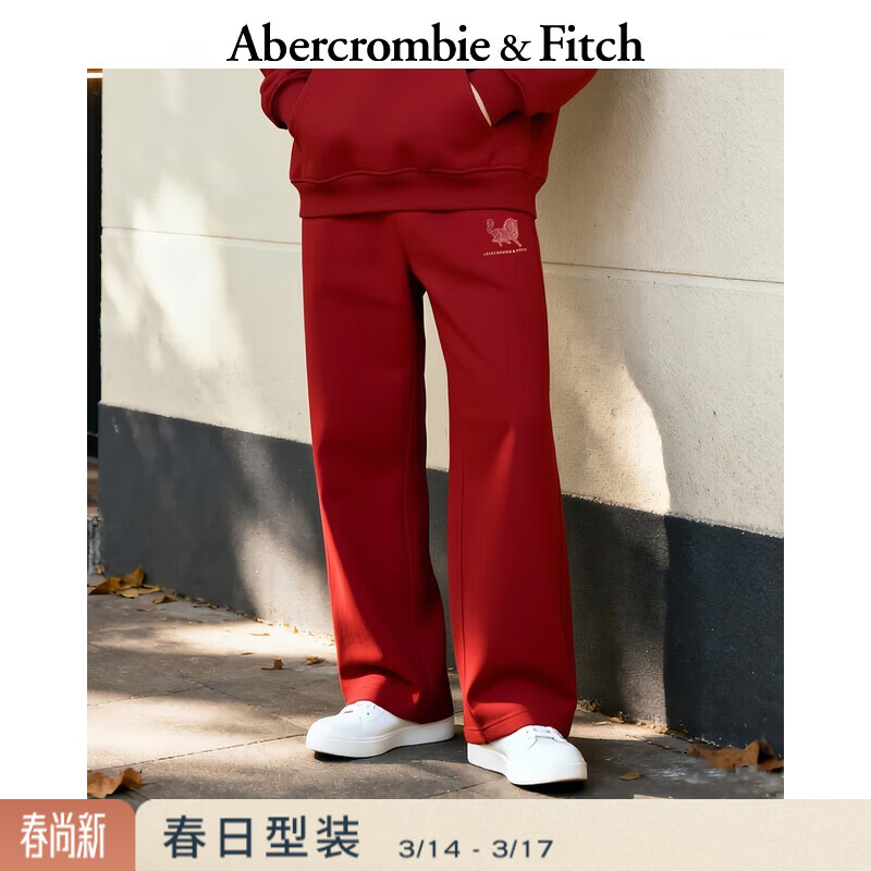 Abercrombie & Fitch��ʽ���ų���ʱ�к�ɫ��ɫLOGOץ�����㳤��26����װ134-5152 ��ɫ L (180/86A) ƫ��ƫ��������Сһ�� 80.5Ԫ