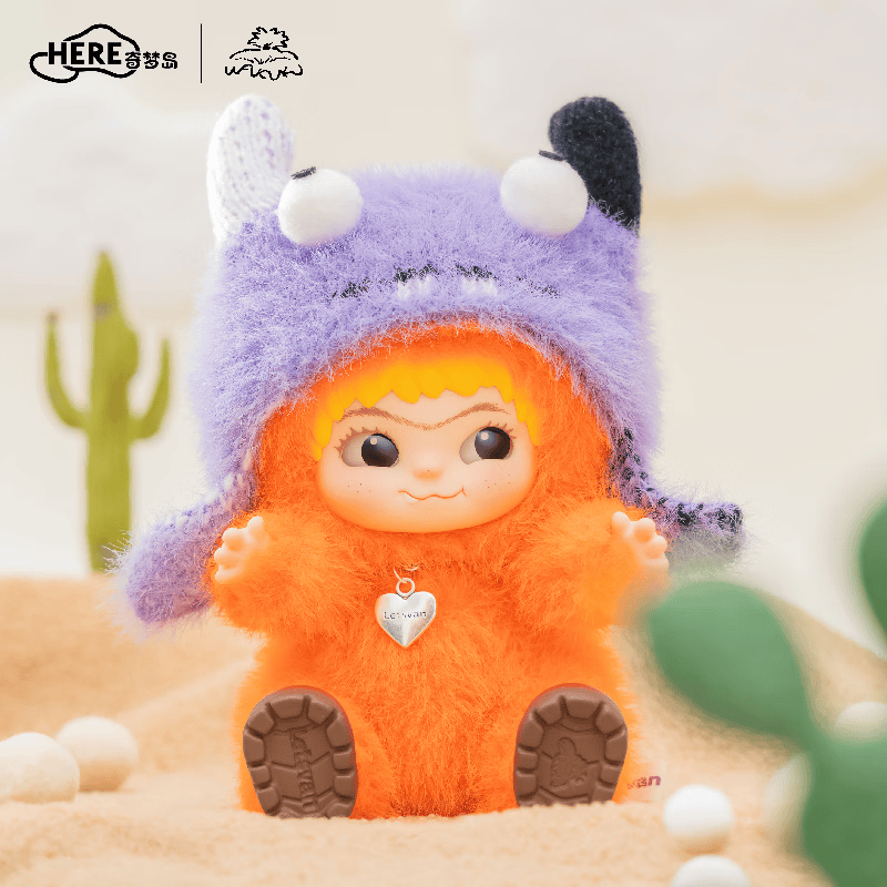 奇梦岛明星同款官方奇梦岛wakuku初代毛毛潮趣派对系列潮玩手办盲盒 2盒【端盒拍3件不重复】 不支持7天无理由退换货