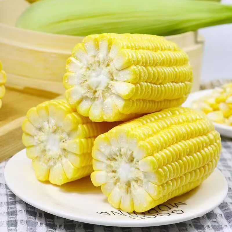 农锅锅玉米云南水果玉米甜玉米金银玉米双色玉米精选多汁带绿皮 鲜玉米带箱9斤净重8.2斤