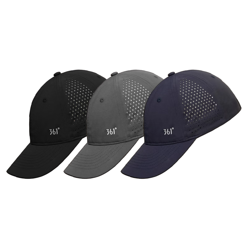 361°帽子男士棒球帽夏季薄款遮阳帽网眼速干女生鸭舌帽运动登山太阳帽 深欧灰【 速干+透气+防晒】高品质感 可调节帽围【54-60cm】