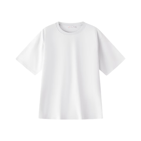 JD FASHION京东自营100%纯棉圆领短袖男士t恤多色元气T男女同款衣服