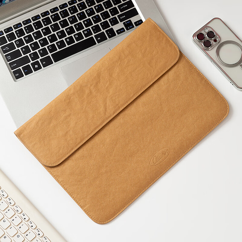 纸纳笔记本电脑包13-16英寸适用苹果华为防摔防震平板保护套内胆包 灰色-内胆包【16英寸】