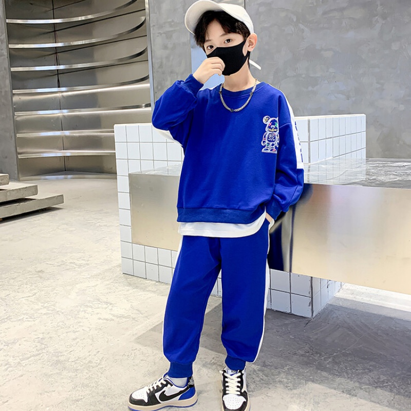 中大童时尚卫衣休闲裤两件套5到15岁男孩6帅气8学生9春秋季套装潮10