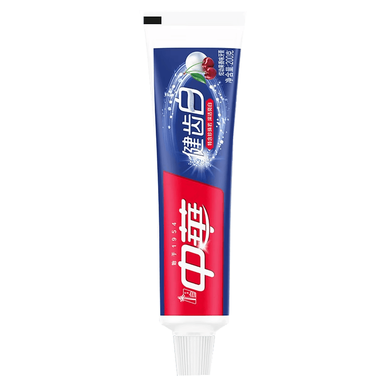 中华健齿白小苏打牙膏亮白去渍美白去黄清新口气多效清洁果香味200g