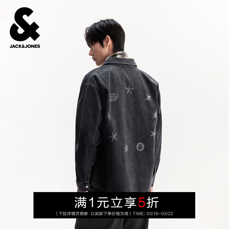 �ܿˡ���˹��JACK&JONES����װ�����¿���ĸͼ���������ţ�п��ɳ����������225462002 A16���ţ��  ���� S 168.5Ԫ