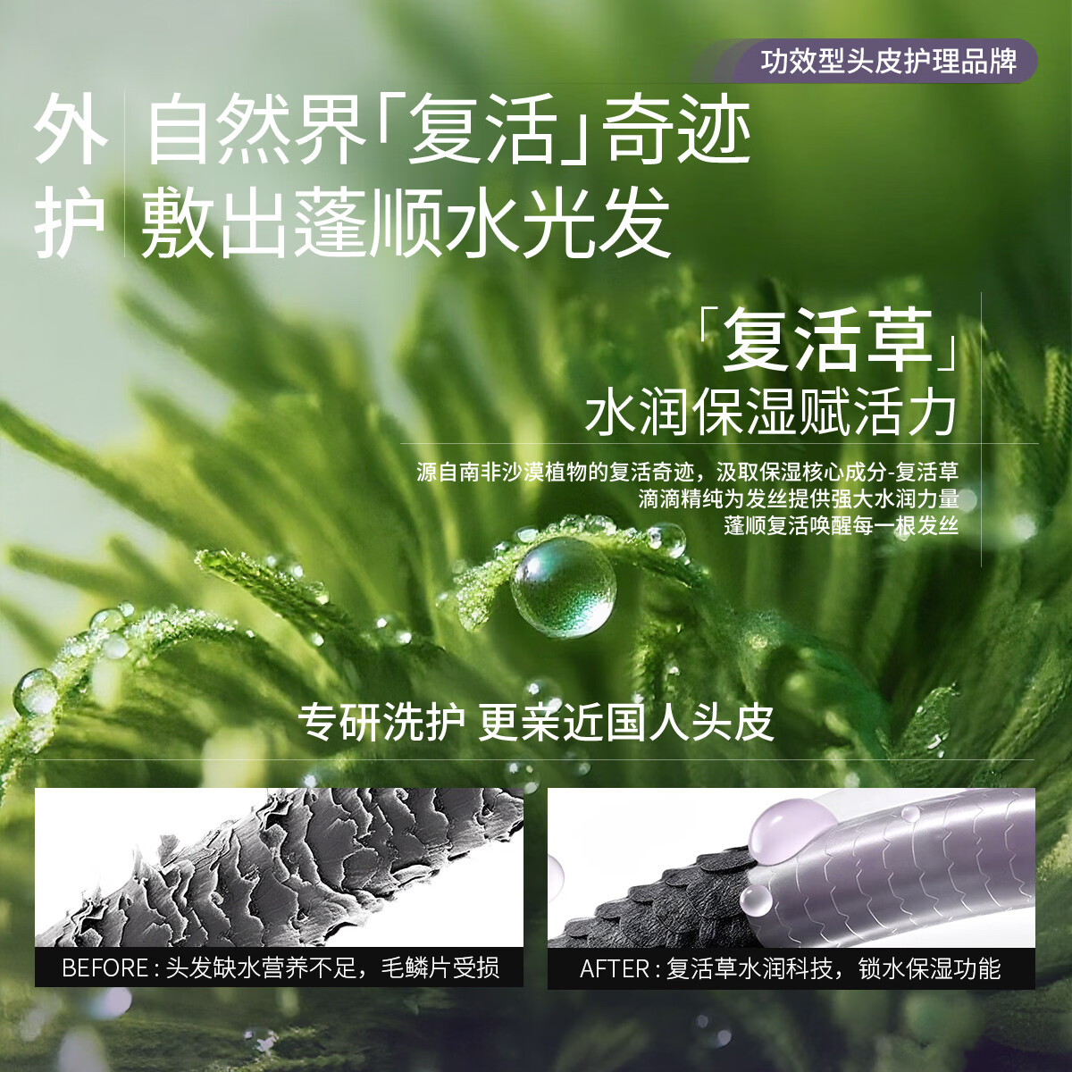 若也蓬松发膜丰盈柔顺养护改善毛躁洗头膏焗油膏留香倒膜 【蓬松柔顺】持久水润蓬松发膜236g