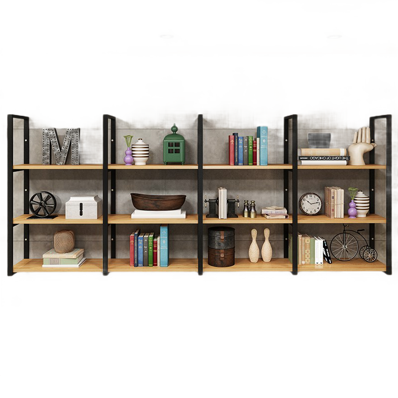 可定做 精甄 餐厅前台壁挂墙上铁艺置物架吊顶酒架置物架一字搁板层架收纳架吊架子 二层长80*宽30*高70CM