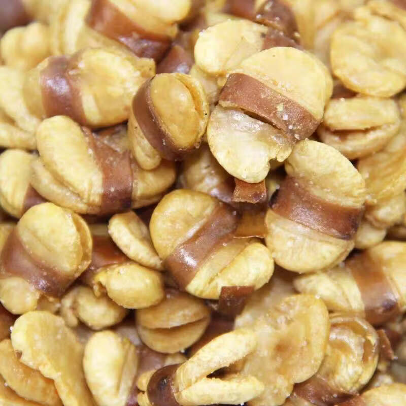 滇王驛云南火燒蠶豆火燒鐵豆玉帶豆麻辣蠶豆豆高原小雜糧廠家直銷 120克玉帶豆