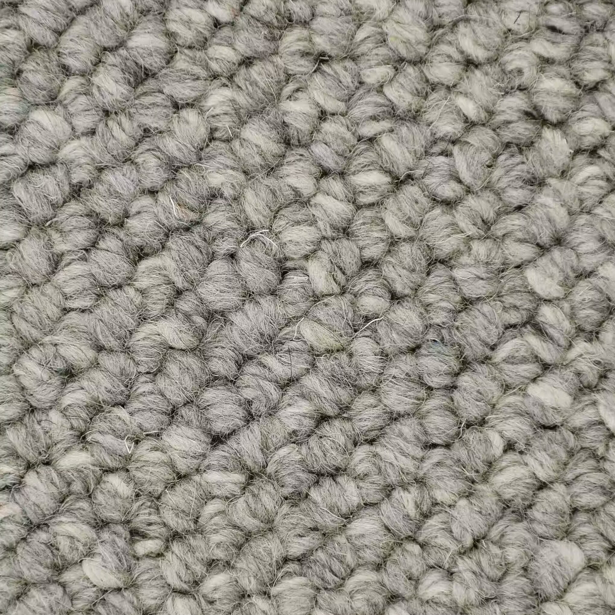 WOOCARPT新西兰进口纯羊毛素色家用客厅地毯茶几沙发轻奢高级感无甲醛地垫 燕麦白【进口羊毛】 70*140cm