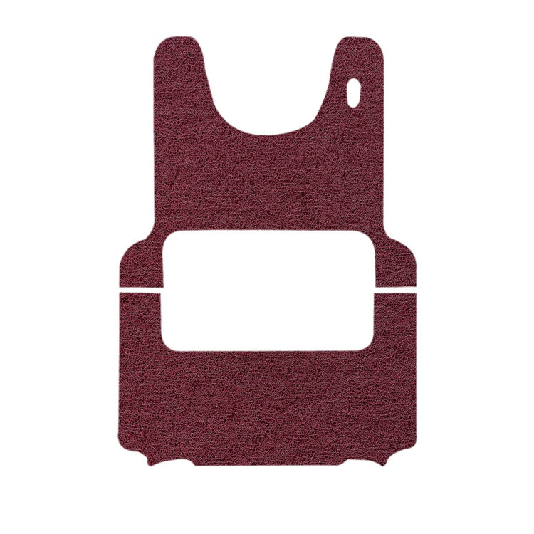 君别适配26新款爱玛星云PRO电动三轮车脚垫AM1000DZK36N丝圈防水防滑 爱玛星云PRO三轮(无图案款)酒红