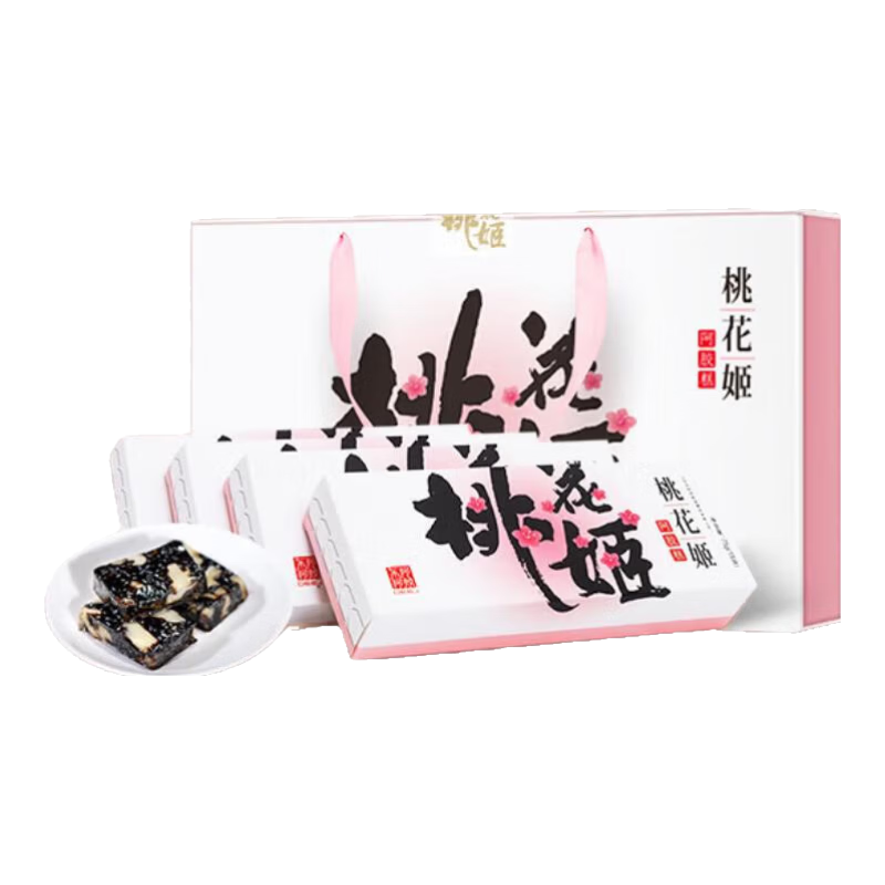 東阿阿膠官方店【倪妮推薦】桃花姬阿膠糕 早餐營養(yǎng)品 禮物禮盒禮品送禮 【送試吃裝】 75g*4盒 禮盒裝