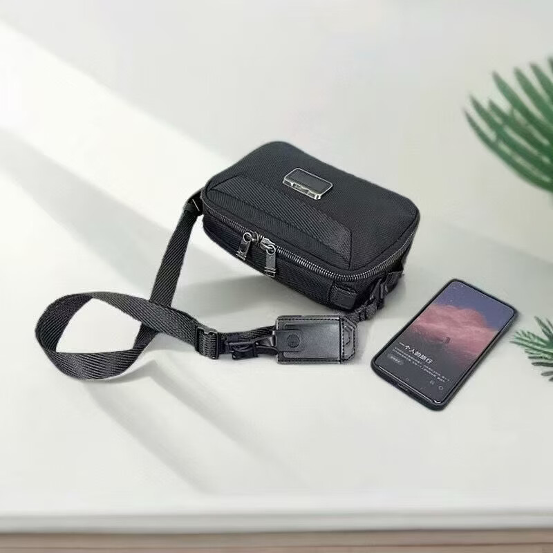 弹道尼龙男士单肩包2026时尚百搭日常休闲简约多功能手拿包斜挎包 黑色 830黑色