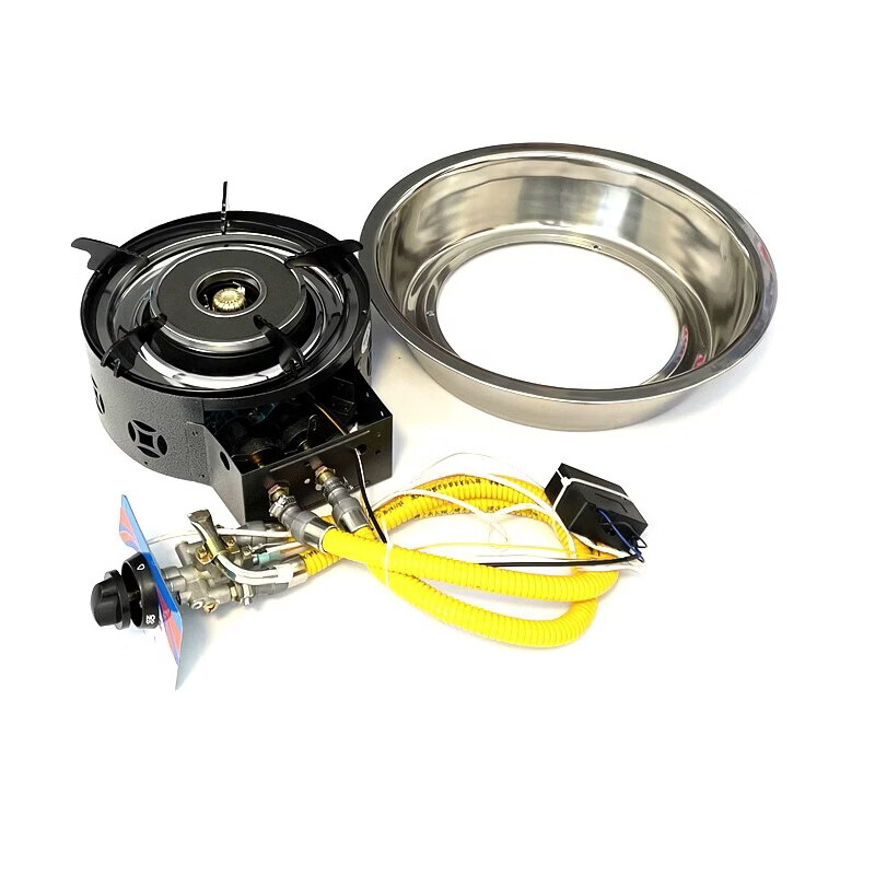 溥畔商用液化气火锅炉子下沉式煤气灶火锅店专用嵌入式燃气灶带防爆管 135带中心带36锅圈防爆管带熄保天 0英寸