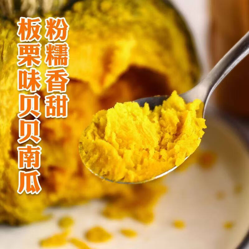 正宗贝贝南瓜 粉糯香甜 新鲜蔬菜 正宗贝贝南瓜（3-7个大小随机） 4.5斤