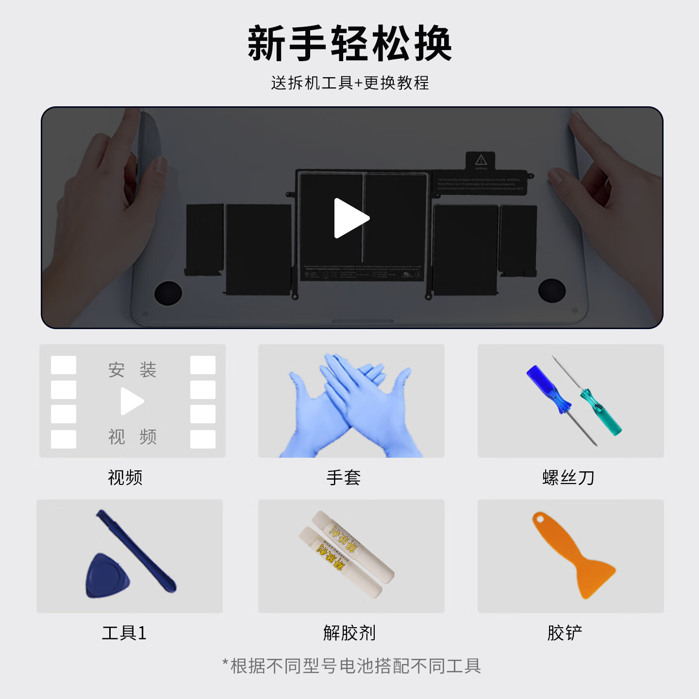 栢特利适用苹果笔记本电池A1502苹果电脑电池A1493A1582 13.3英寸MacBook Pro替换电池 【套装版】A1582电池+后盖螺丝｜6400mAh 国家3C安全认证