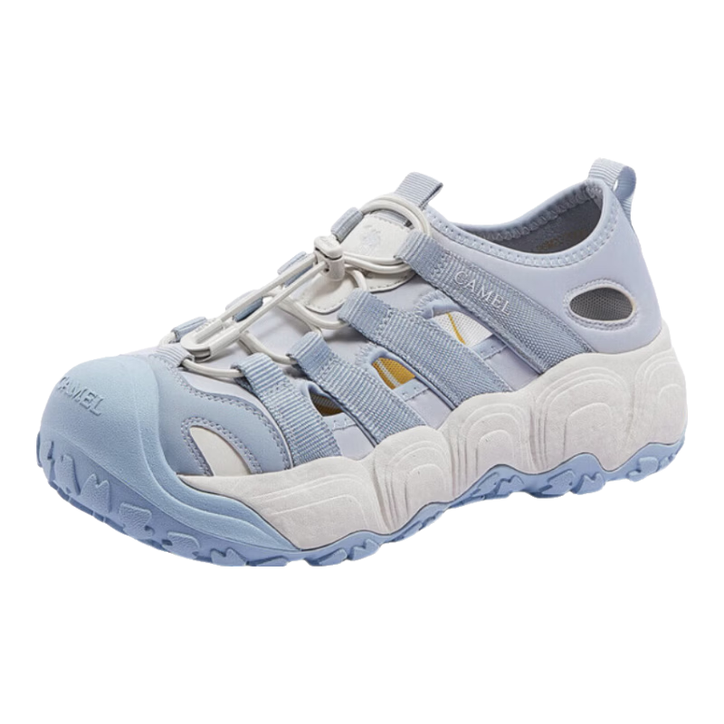 骆驼（CAMEL）户外溯溪鞋2026夏季新款镂空丑萌凉鞋户外运动沙滩鞋女百搭休闲鞋 L26M202031蓝色 35
