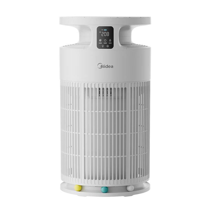 美的（Midea）家用宠物空气净化器 吸猫毛除过敏源猫猫搭子猫毛净化器杀菌消毒除猫狗异味 小怪兽PET500