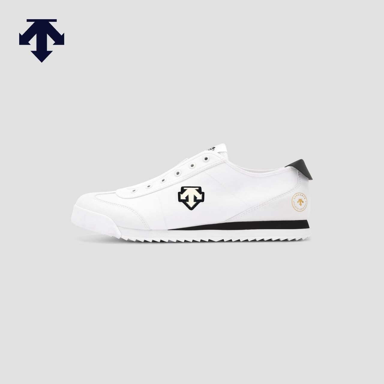 DESCENTE迪桑特CHRON系列男女款CHRON TEMPO运动休闲薄底鞋 BW-中性黑D5231LSN1A男 42