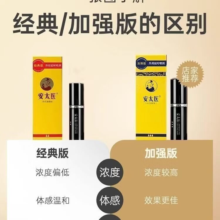 安太医[正品]安太医男用延时喷剂延迟喷雾男性保健延时情趣房事龟头可挑