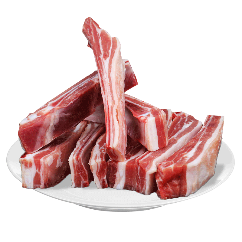 西鲜汇甘肃亚麻籽无抗藏羊 原切羊排4斤 羊肉生鲜烧烤食材 源头直发