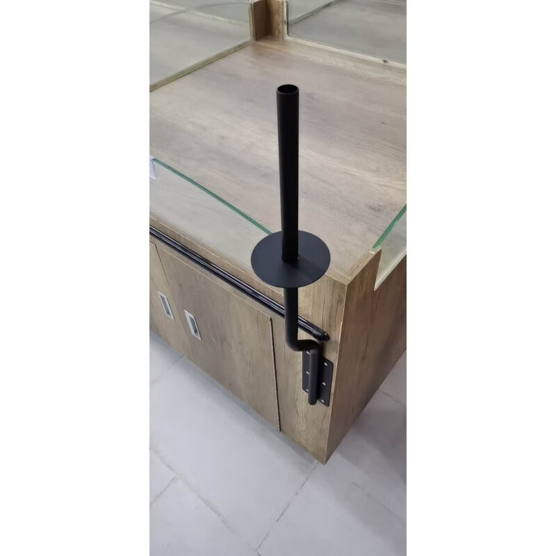 水果散称不锈钢连卷袋架挂式连卷支架竖式卡式黑 嵌入竖式连卷袋支架