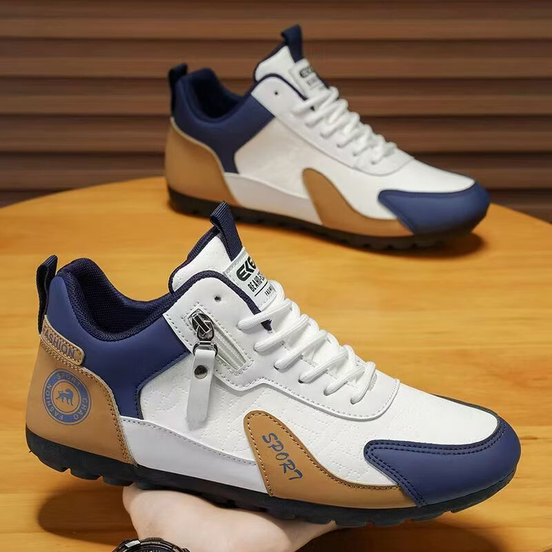 【厂家大促 售完为止】2026春季新款男士防臭软底百搭运动鞋 白兰色 42