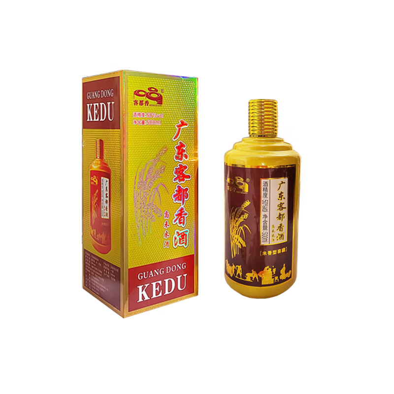 客都香传统手工纯粮酿造高禾米酒米香型白酒50度精品优选米酒 50%vol 500mL 1瓶