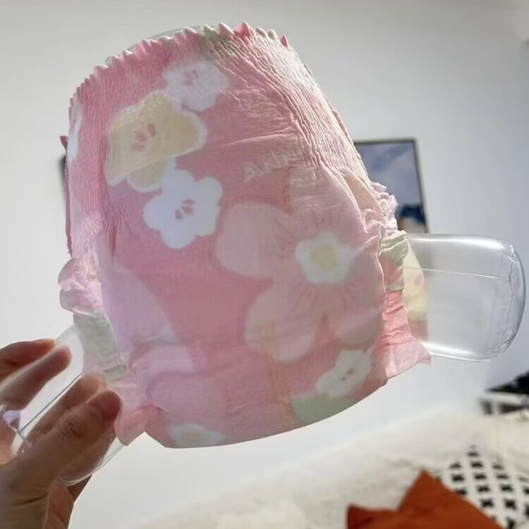 布本布小彩蜂纸尿裤拉拉裤满版印花时尚裤极薄柔软透气干爽一夜一片正品 小彩蜂拉拉裤XXXXL码36片 两包