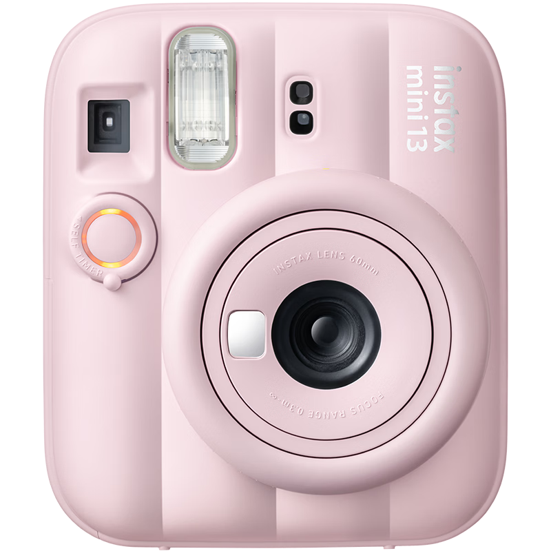 INSTAX富士instax立拍立得 一次成像相机 mini13（mini12升级款）沁桃粉