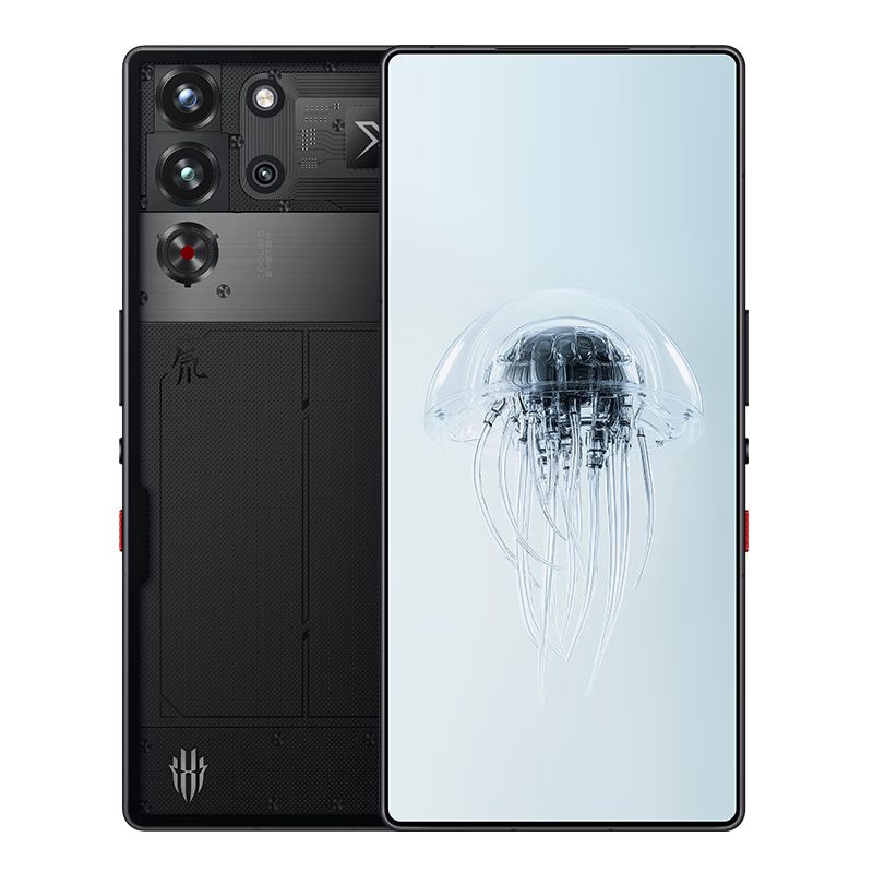 努比亚（nubia）红魔10 Pro+电竞旗舰游戏 骁龙8至尊版移动平台 红魔电竞手机 暗夜骑士16GB+512GB 官方标配