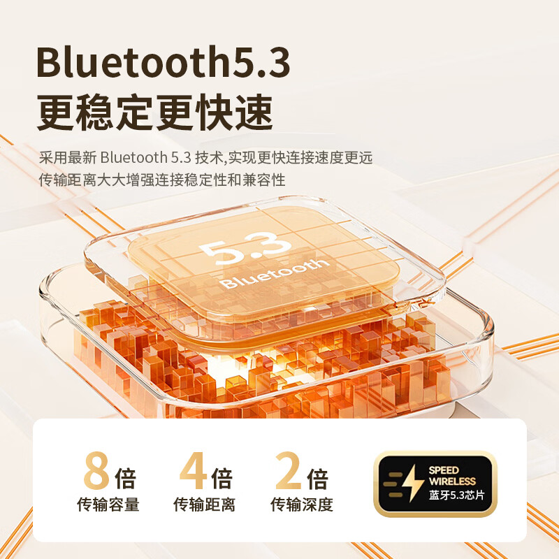 魔牛道【2026新款 柏林之声】真无线蓝牙耳机入耳式双耳降噪运动游戏低延迟超长续航适配华为oppo苹果 旗舰-皓月白【全景音质+云感佩戴+久戴不痛】 旗舰版【适用华为苹果小米vivo】