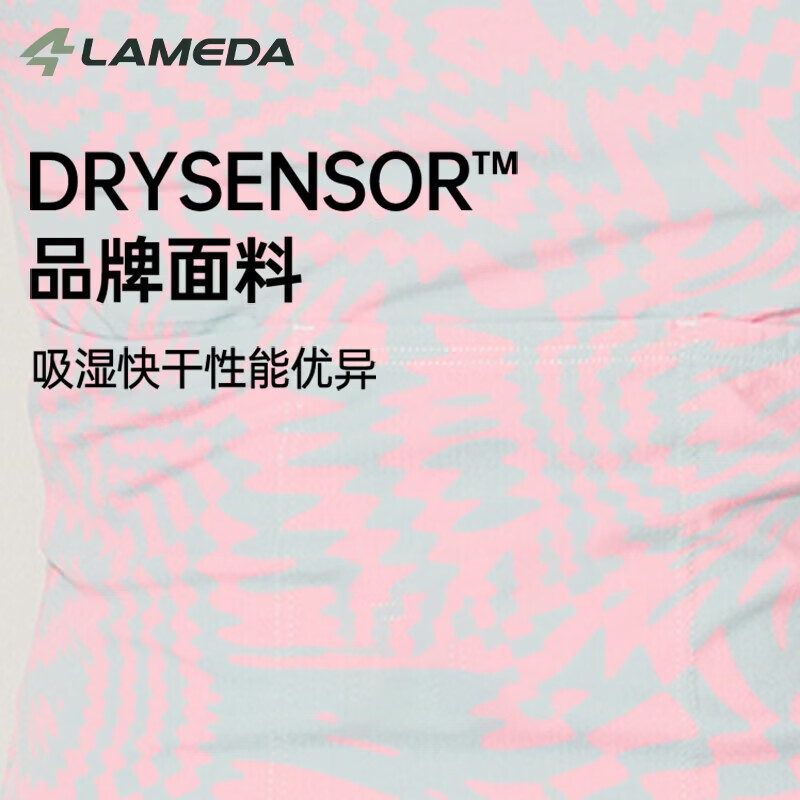 兰帕达（LAMEDA）新款骑行服春夏季男女速干透气公路自行车上衣短袖专业长袖 A*C 【短袖】迷潮-男女同款 XL