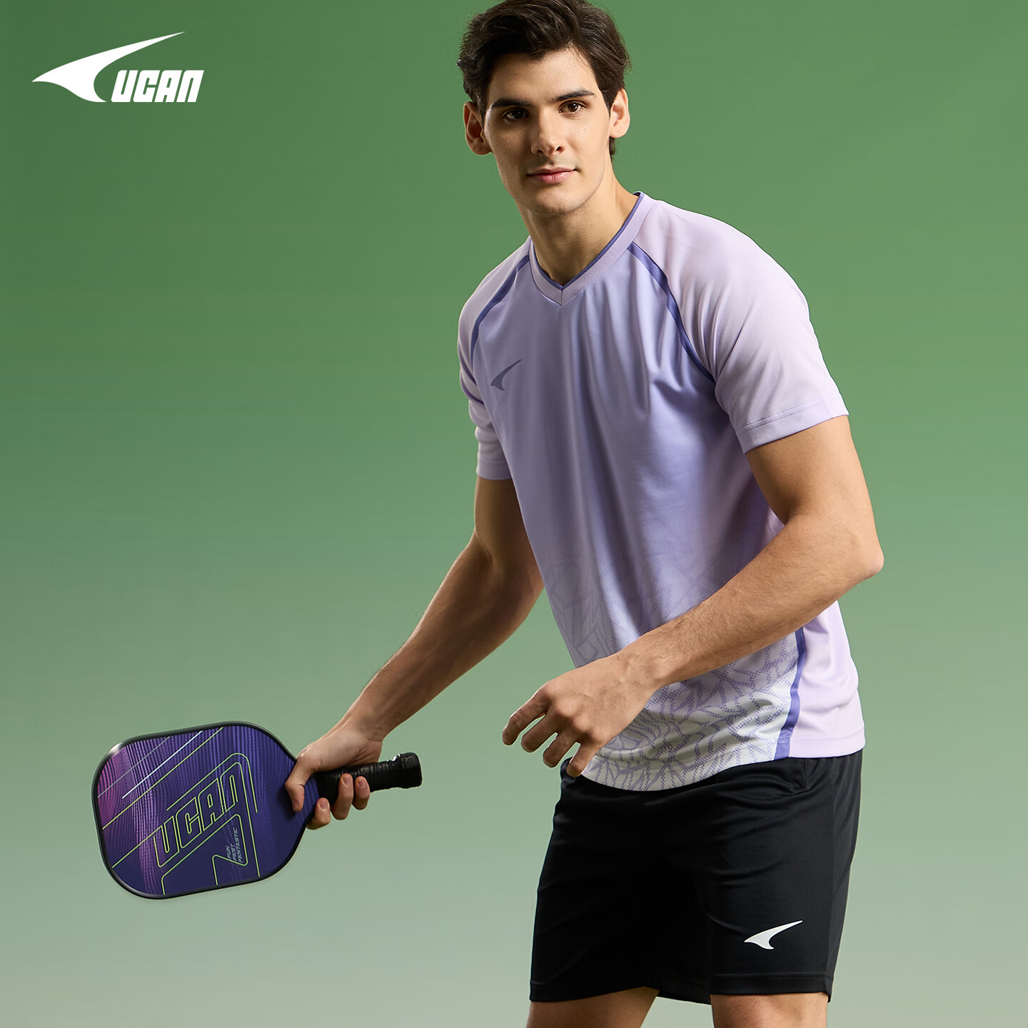 锐克速干短袖运动t恤男2026年春季新款透气训练服健身跑步上衣休闲T恤 糖果粉 2XL