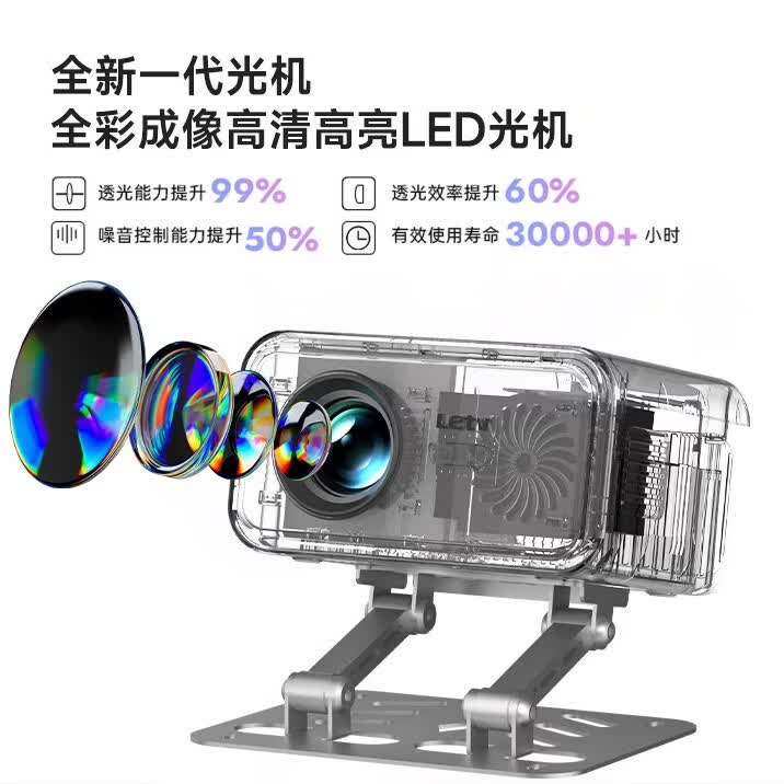 乐视TV乐视2026新款智能投影仪家用学生高清高亮家庭影院便携云台客厅卧室宿舍无线投屏电视投影机 乐视X25旗舰升级款【超清家庭影院/性能巅峰】