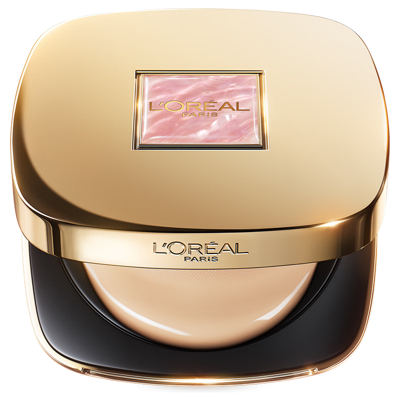 欧莱雅黑金气垫贝母限定版W10自然偏白持妆滋润防晒生日礼物送女友