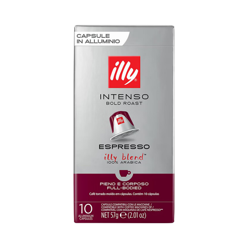 意利（illy）意式深烘胶囊咖啡5.7g*10粒适用Nespresso效期至26年10月