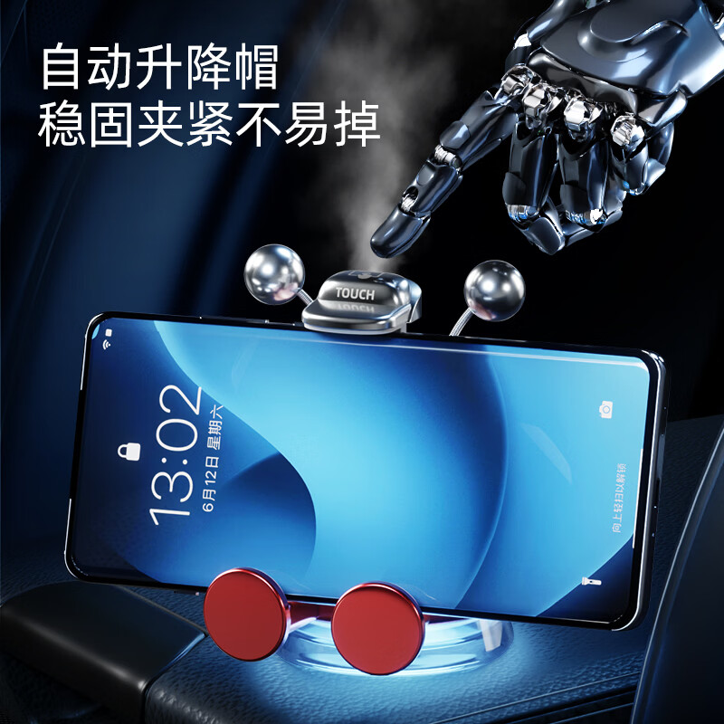 绿小双车载香薰机家用汽车香水除异味自动喷香氛机高档车载摆件生日礼物 AI智能声控炫酷黑【经典古龙】