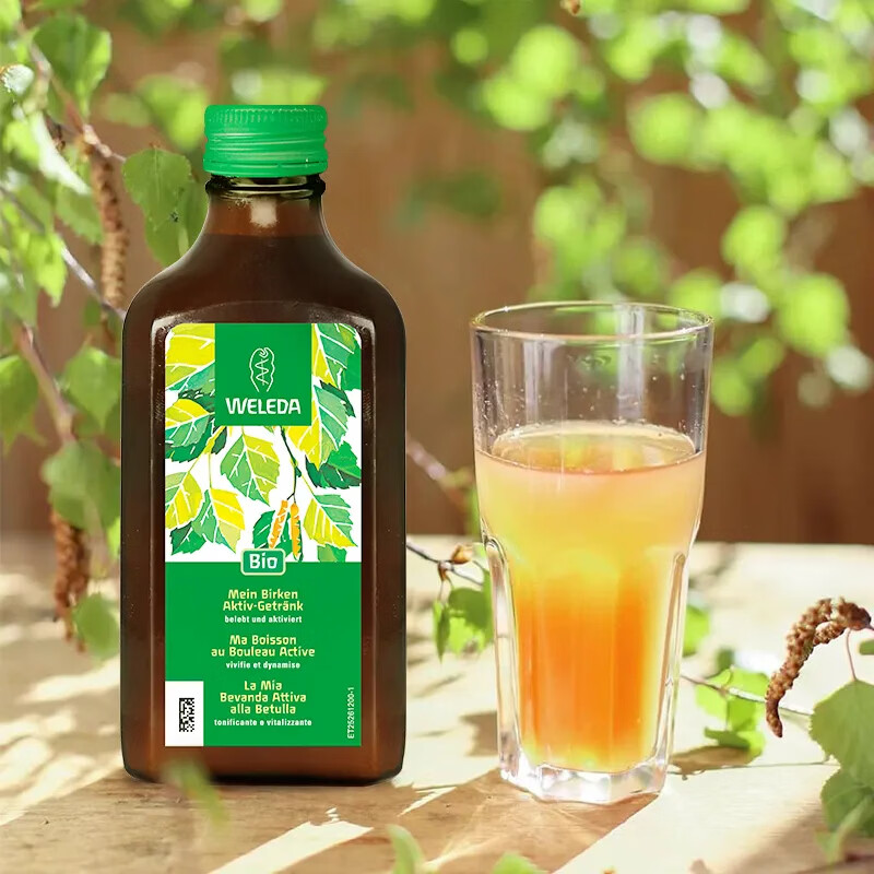 维蕾德（WELEDA）白桦汁浓缩原浆液0添加降脂无糖生酮促代谢口服液亮色嫩肤排宿便 【高倍浓缩需稀释】白桦树汁 200ml*1瓶