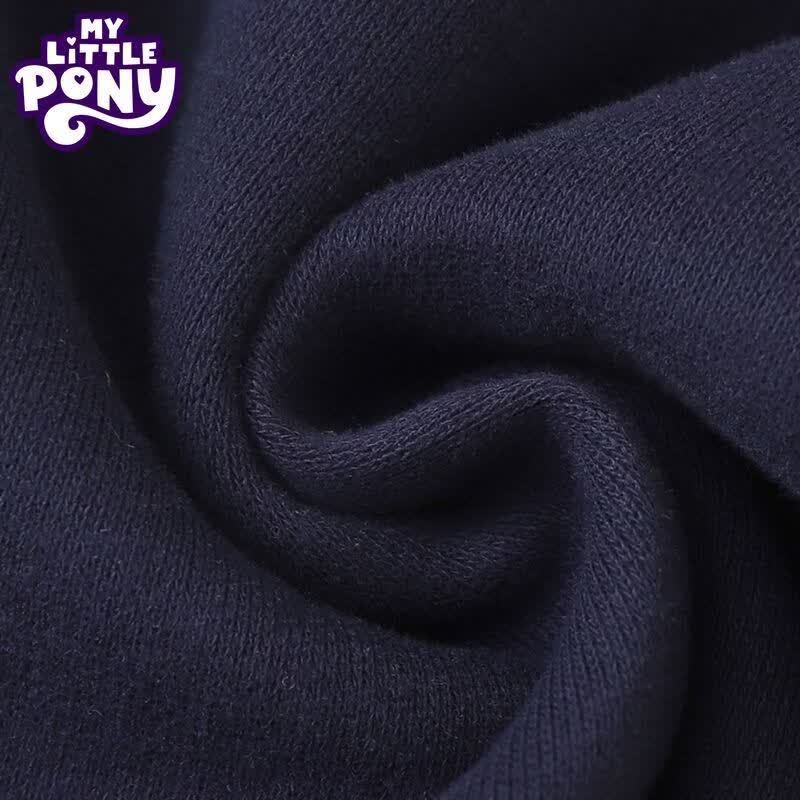 小马宝莉（MY LITTLE PONY）小马宝莉女童屁帘裤2026新款春秋季女孩休闲裤子儿童洋气阔腿裤潮 藏青色 130 建议120-130cm