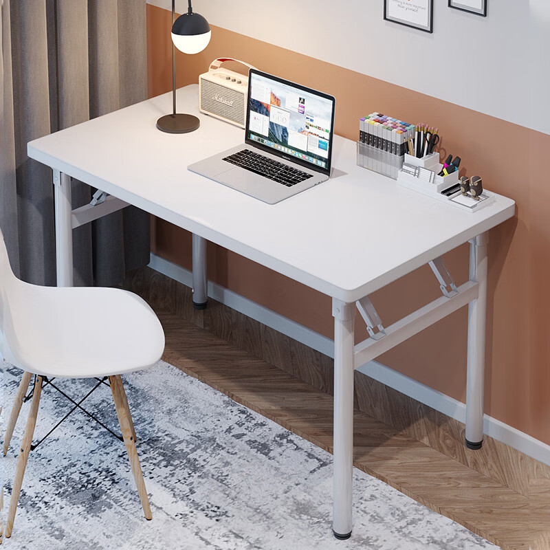 溥畔折叠书桌房高中学生简约写字学习桌电脑台式桌椅套装卧室 黑色（网面）电脑椅