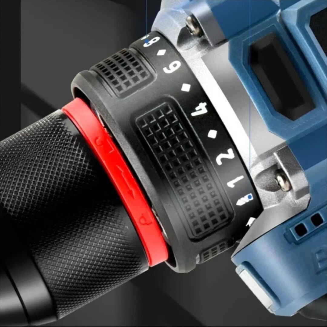 东城电钻冲击钻三合一家用大功率锂电钻充电多功能冲击钻电动手枪钻 旗舰款一机二电一充+钻头礼包