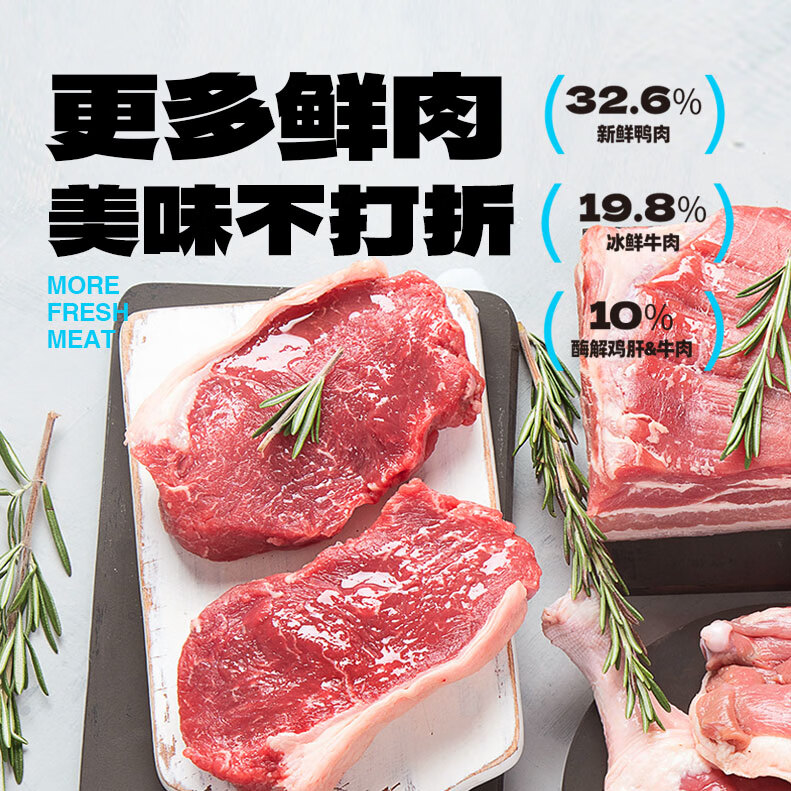 畅享优品(Cheer Share)k系列全价全龄犬粮添加鸭肉梨缓解泪痕鲜肉酶解全犬种通用狗粮 1.5kg