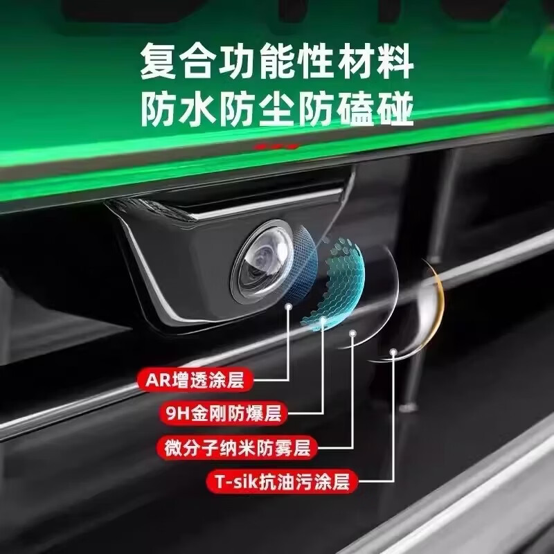 仆亿适用魏派摄像头保护盖蓝山拿铁高山摩卡VV7VV6前后360摄像镜头罩 魏派【高清摄像头保护盖】1个装