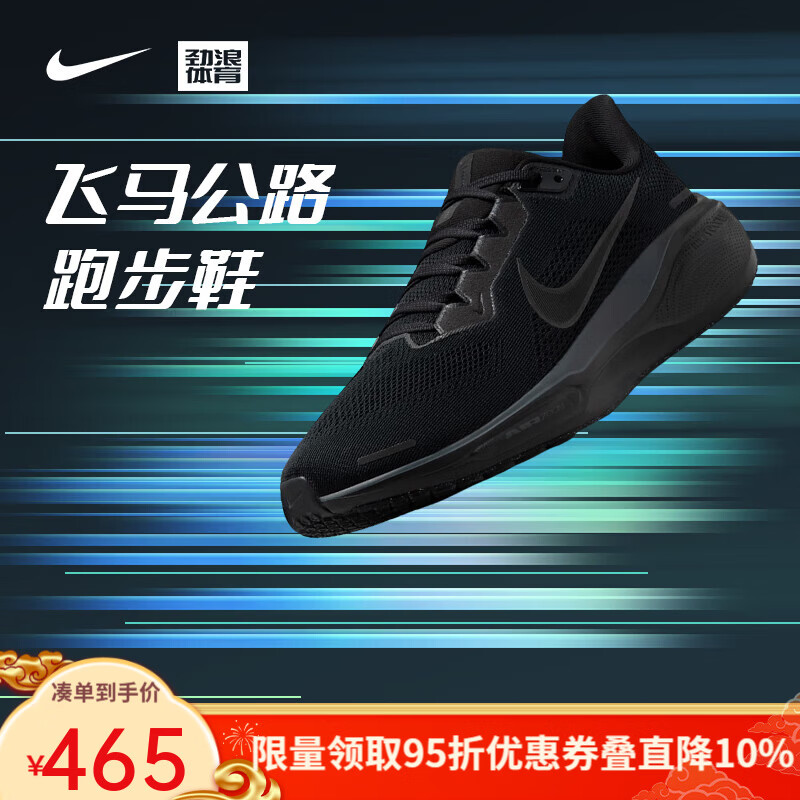 耐克（NIKE）【劲浪体育】PEGASUS飞马男子公路跑步鞋FD2722-001 图色 41 (260mm)